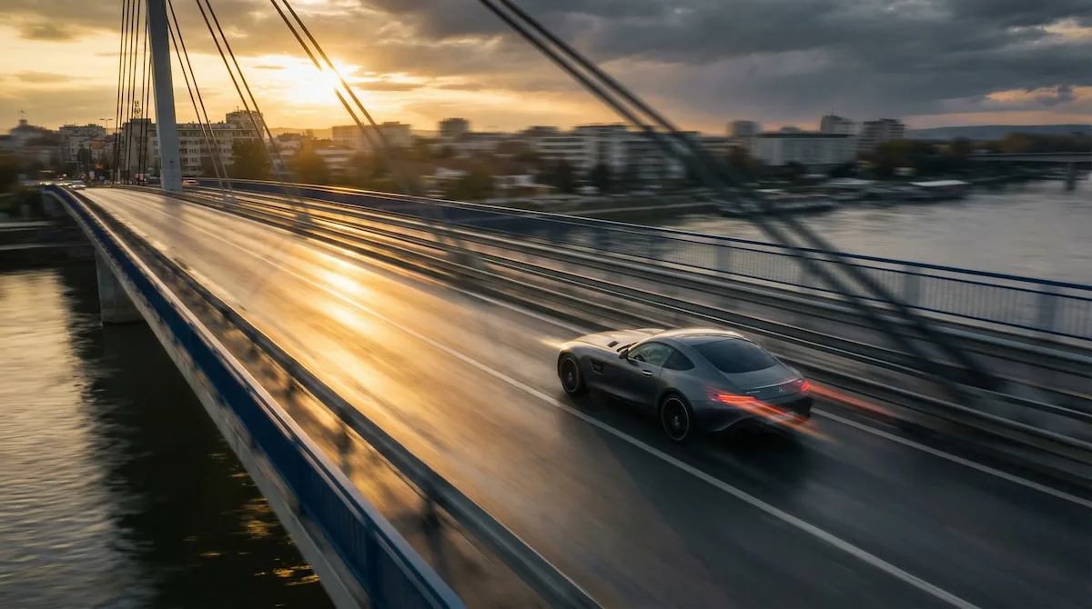 Snimanje automobila dronom