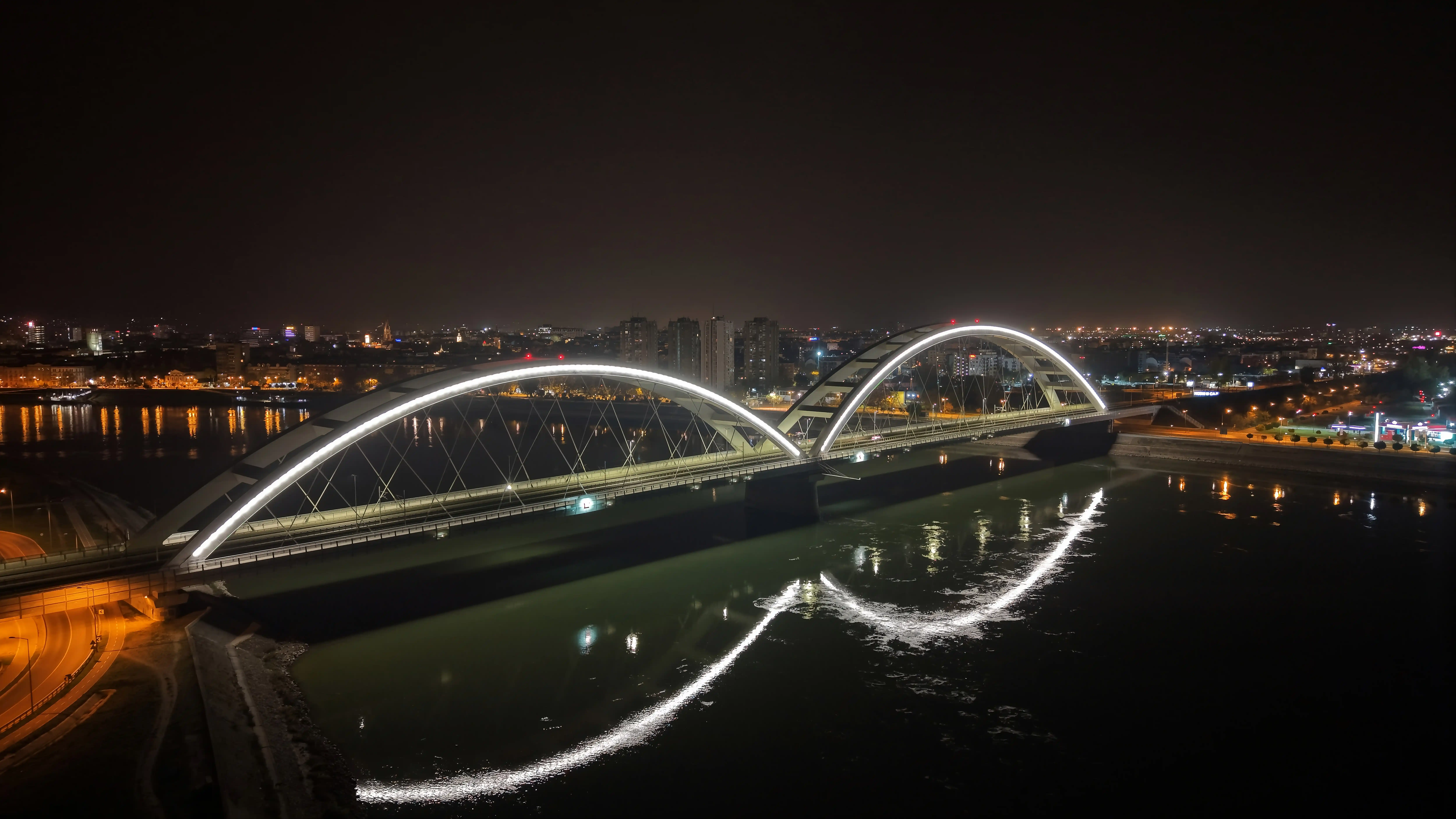 Aerial view of Novi Sad - Snimanje Dronom Novi Sad
